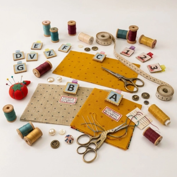 Clips de marcação especiais para patchwork da Roberta Luz